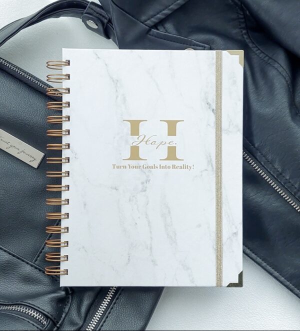 HOPE White Marble Goal Planner - Image 2